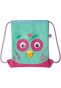 náhľad Detský vak Affenzahn Kids Sportsbag Owl - turquoise