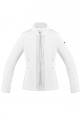 Detská dievčenská mikina Poivre Blanc W21-1702-JRGL Micro Fleece Jacket white