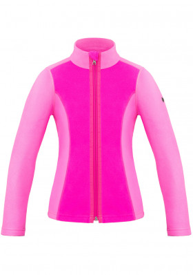 Detská dievčenská mikina Poivre Blanc W21-1500-JRGL Micro Fleece Jacket multico mega pink