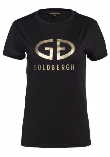 detail Dámske tričko Goldbergh Damkina Black/Gold