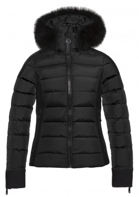 Goldbergh Almeta jacket real fox fur Black
