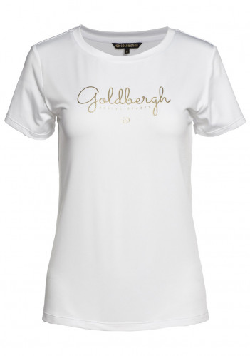 Dámske tričko Goldbergh LUZ short sleeve top WHITE