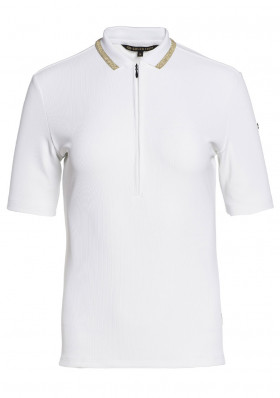 Dámske tričko Goldbergh CASSIA short sleeve top WHITE