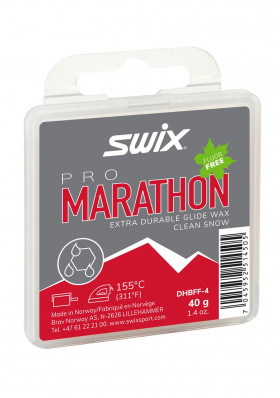 Swix DHBFF-4 Marathon Pro 40g, černý skluzný vosk