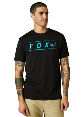 Pánske tričko Fox Pinnacle Ss Tech Tee Black