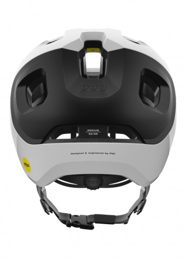 detail Cyklistická helma Poc Axion Race Mips Hydrogen White / Uranium Black Matt
