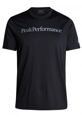 Pánske tričko Peak Performance M Alum Light Short Sleeve Black