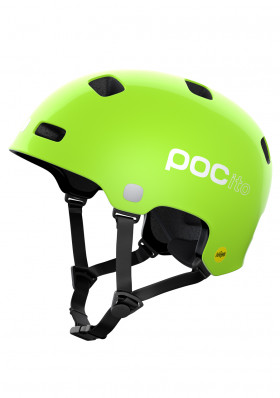 Detská cyklistická helma POC POCito Crane MIPS Fluorescent Yellow/Green