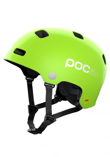 detail Detská cyklistická helma POC POCito Crane MIPS Fluorescent Yellow/Green