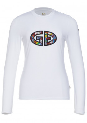 Goldbergh Rhinestone T-Shirt L/S White
