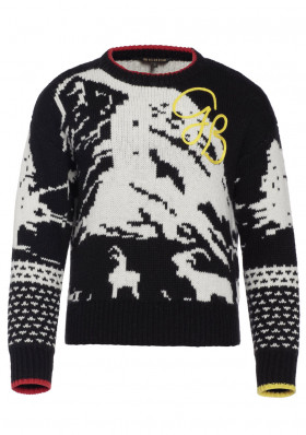 Dámsky sveter Goldbergh Rox Knit Sweater L/S Black
