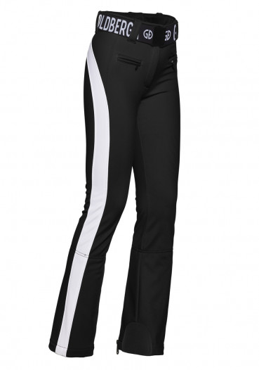 detail Dámske nohavice Goldbergh Runner Ski Pants Black/White