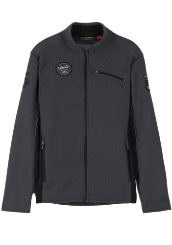 Spyder M Bandit Wengen Full Zip-Fleece Jacket-ebony