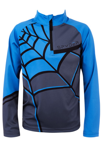 Detský rolák Spyder Boys Web-Zip T-Neck-ebony col