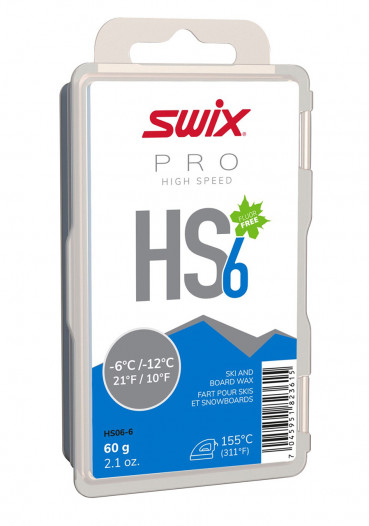 detail Swix HS06-6 High Speed,modrý,-6°C/-12°C,60g
