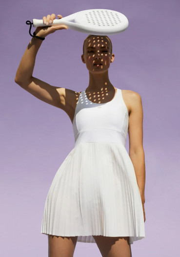 detail Goldbergh Cheer Dress With Inner Short white