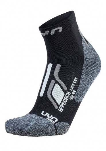 detail UYN Man Trekking Approach Low Cut Socks Black/Grey