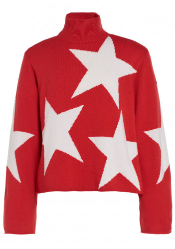 Goldbergh Rising Star Long Sleeve Knit Sweater Flame