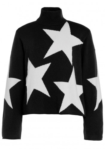 Goldbergh Rising Star Long Sleeve Knit Sweater Black