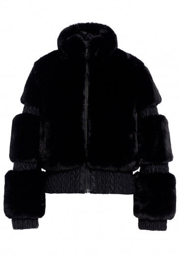 detail Goldbergh Furry Ski Jacket black