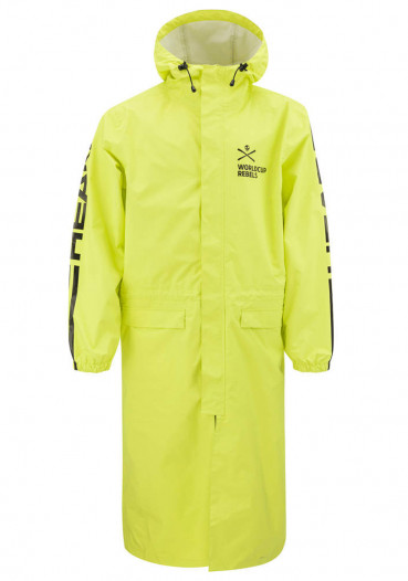 detail Head Race Rain Coat Men Yellow