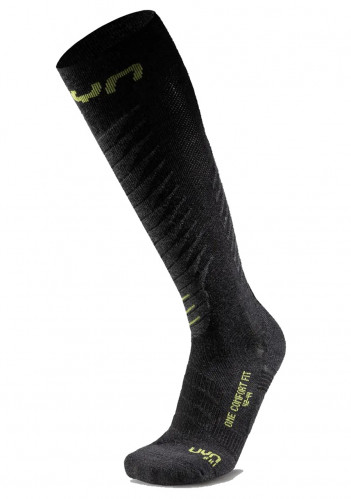 UYN Man Ski Comfort One Socks Anthracite/Lime