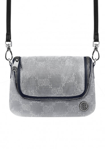 detail Poivre Blanc W23-9096-WO/S Belt Bag Shiny Silver