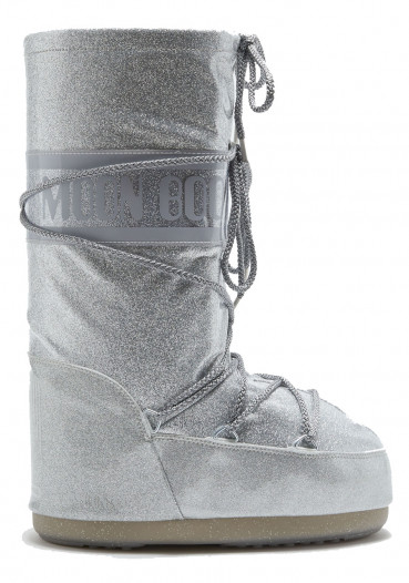 detail Moon Boot Icon Glitter, 002 Silver