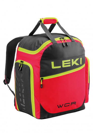 detail Leki Skiboot Bag WCR / 60L, bright red-black-neonyellow, 50 x 40 x 30 cm