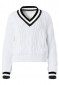 náhľad Goldbergh Cable Knit Sweater Black/White