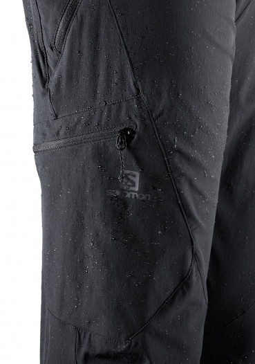 detail Dámske nohavice Salomon WAYFARER Tapered PANT W Black