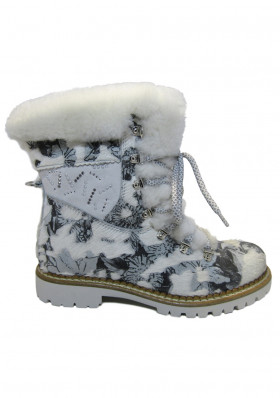 Dámske zimné topánky Nis 1815432/1 Scarponcino Pelle