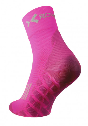 detail Royal Bay sportovní ponožky HIGH-CUT Neon Pink 3540