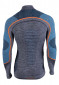 náhľad UYN Man Ambityon Uw Shirt Lg_Sl. Melange Turtleneck Black Melange/Atlantic/Orange Shiny