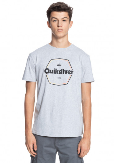 detail Pánske tričko Quiksilver EQYZT06327-SGRH Hard Wired - T-Shirt