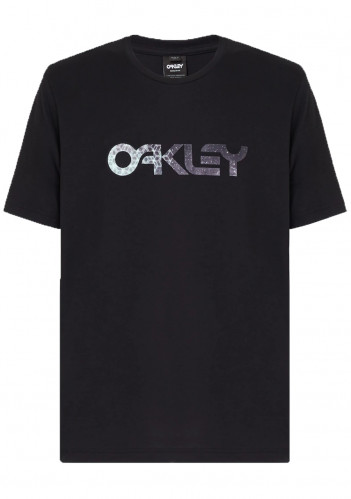 Pánske tričko Oakley B1b Nebulous Logo Tee / Blackout