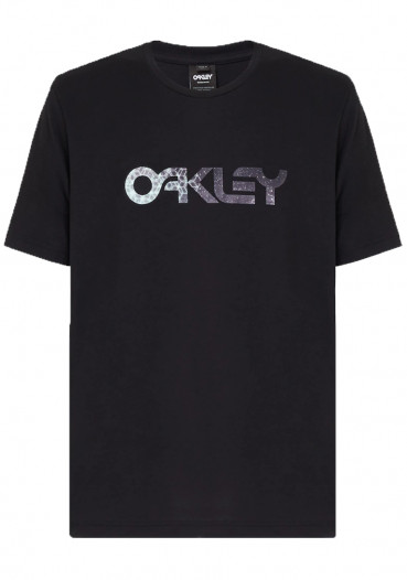 detail Pánske tričko Oakley B1b Nebulous Logo Tee / Blackout