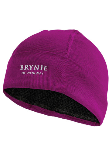 detail Brynje Arctic hat Violet