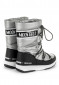 náhľad Detské zimné topánky MOON BOOT JR GIRL Quilted WP silver / black