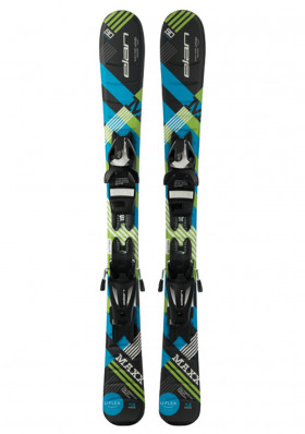 Detské zjazdové lyže Elan Maxx black blue QS, viazanie EL 4.5