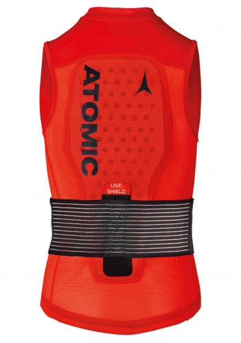 Detský chránič chrbtice Atomic Live Shield Vest Jr Red