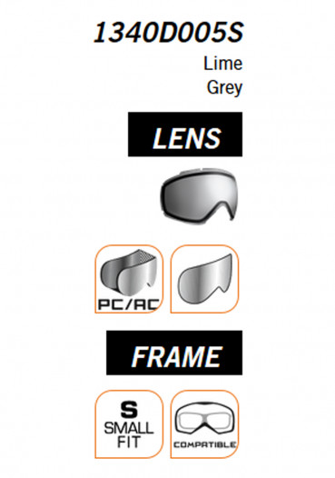 detail Detské zjazdové okuliare Cebe Bionic Li / green