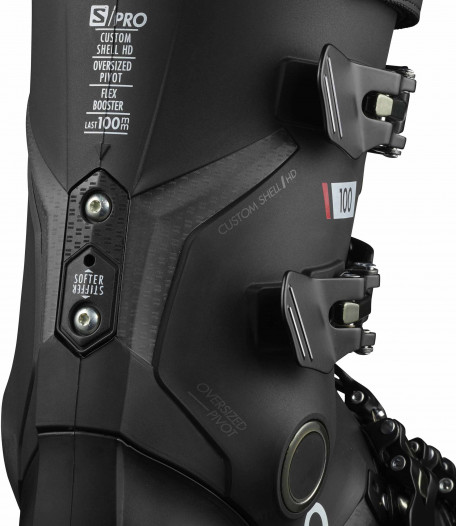 detail Lyžiarske topánky Salomon S / PRO 100 Black / belluga / red