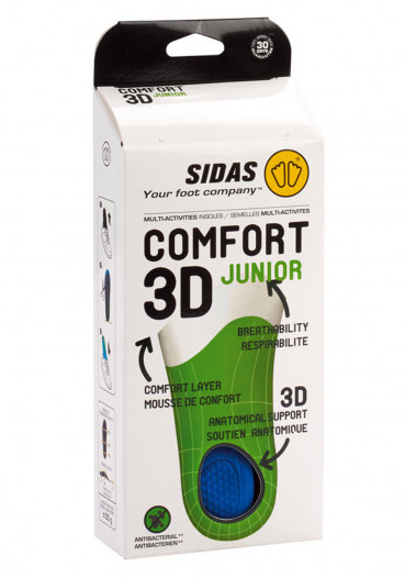 detail Detské vložky Sidas Comfort 3D JR