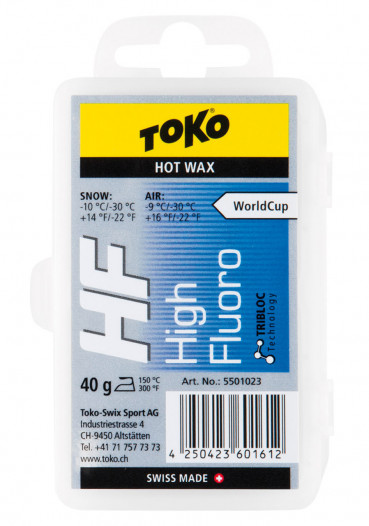 detail Toko HF Hot Wax Blue -9/-30 st.