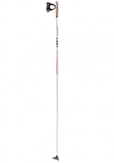 detail Dámske palice na bežky LEKI CC 600 WHITE-DARKANTHRACITE-FLUORESCENT RED