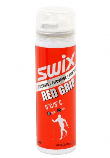 detail Swix V60L vosk odraz.tekutý červený,70ml