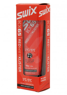 Swix KX65 vosk klistr červený, 55g, +1°C/+5°C