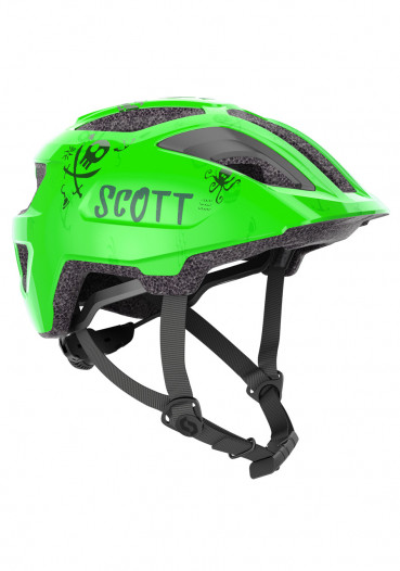 detail Detská cyklistická prilba Scott Helmet špuntov Kid (CE) fluo green