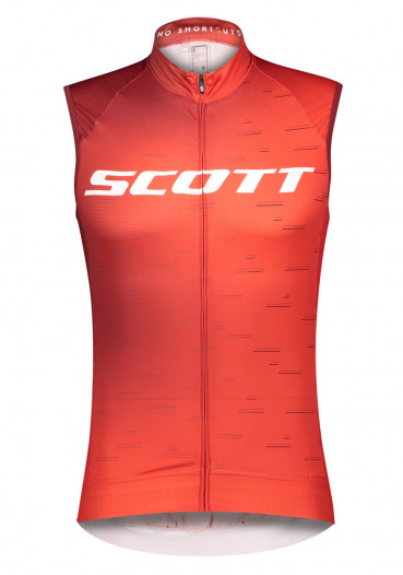 detail Pánsky cyklistický dres Scott Shirt M 's RC Pre w / o sl Fier Rd / Whte